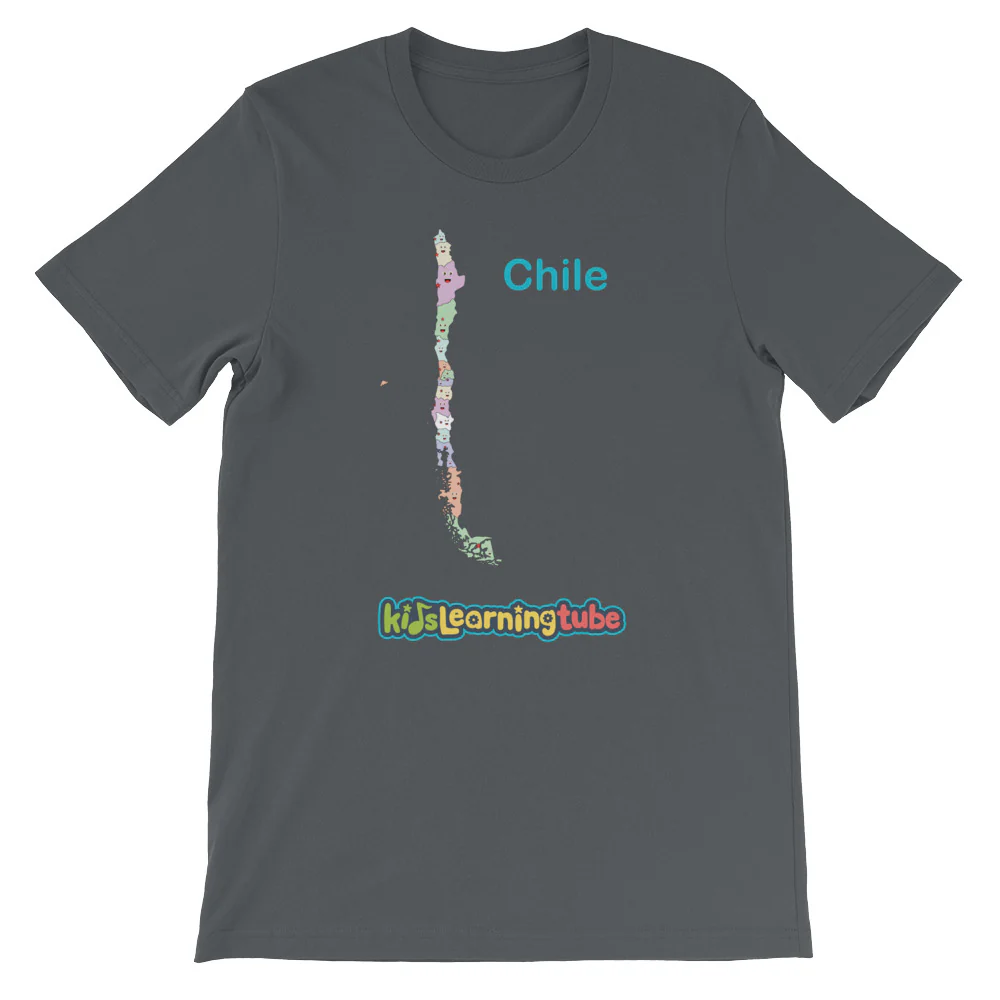 'Chile' Adult Unisex short sleeve t-shirt - Image 5