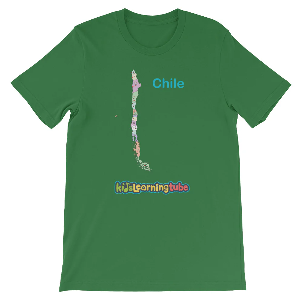 'Chile' Adult Unisex short sleeve t-shirt - Image 7