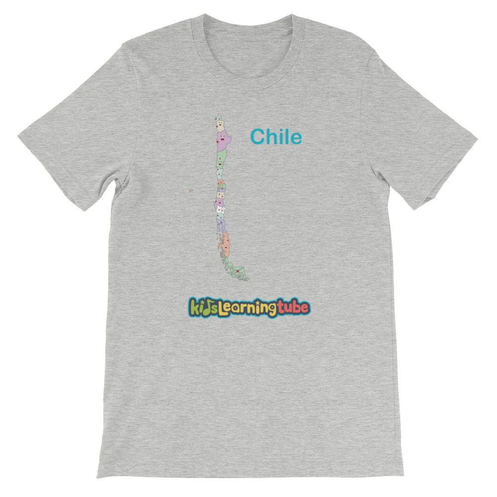 'Chile' Adult Unisex short sleeve t-shirt - Image 8