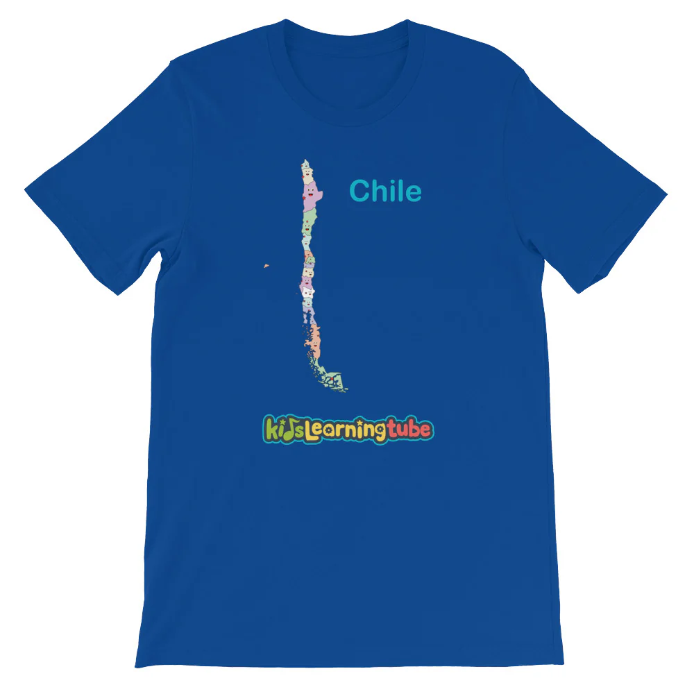 'Chile' Adult Unisex short sleeve t-shirt - Image 9