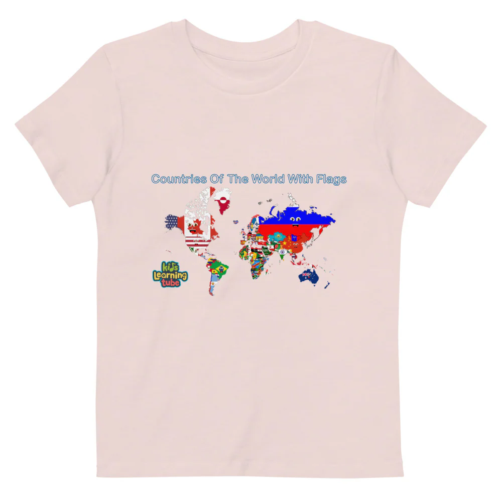 Countries of the World - Organic cotton kids t-shirt - Image 5