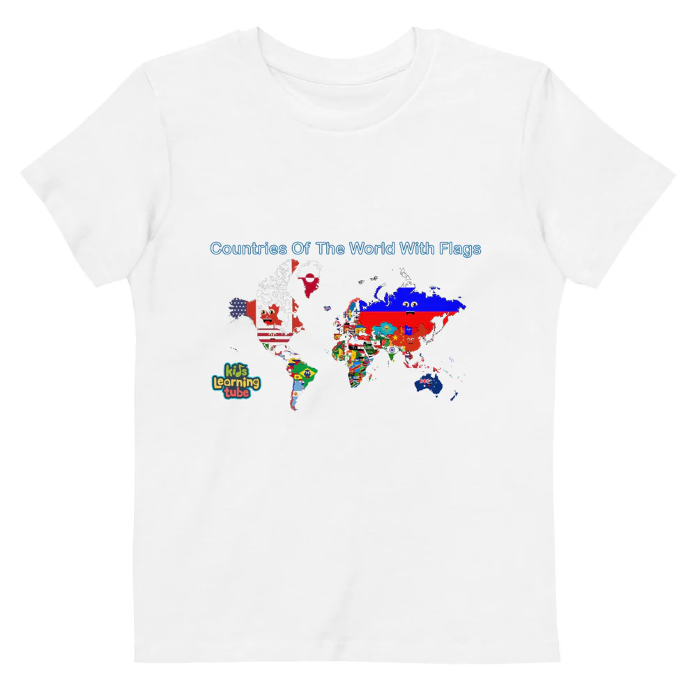 Countries of the World - Organic cotton kids t-shirt - Image 6