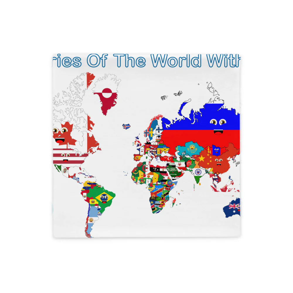 Countries of the World - Pillow Case - Image 3