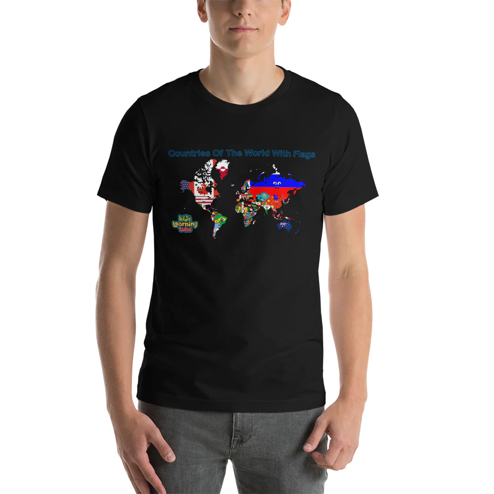 Countries of the World - Short-Sleeve Unisex T-Shirt - Image 2