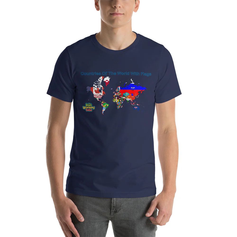 Countries of the World - Short-Sleeve Unisex T-Shirt - Image 3