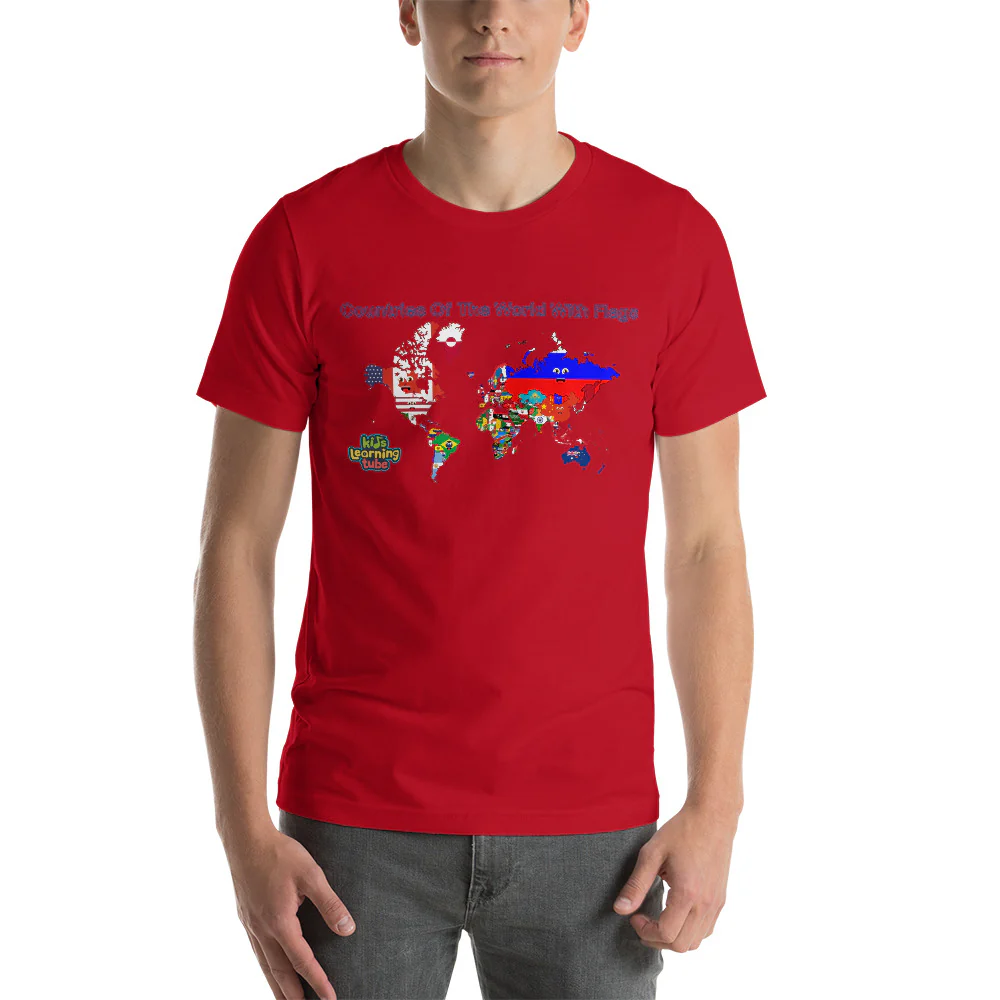 Countries of the World - Short-Sleeve Unisex T-Shirt - Image 4