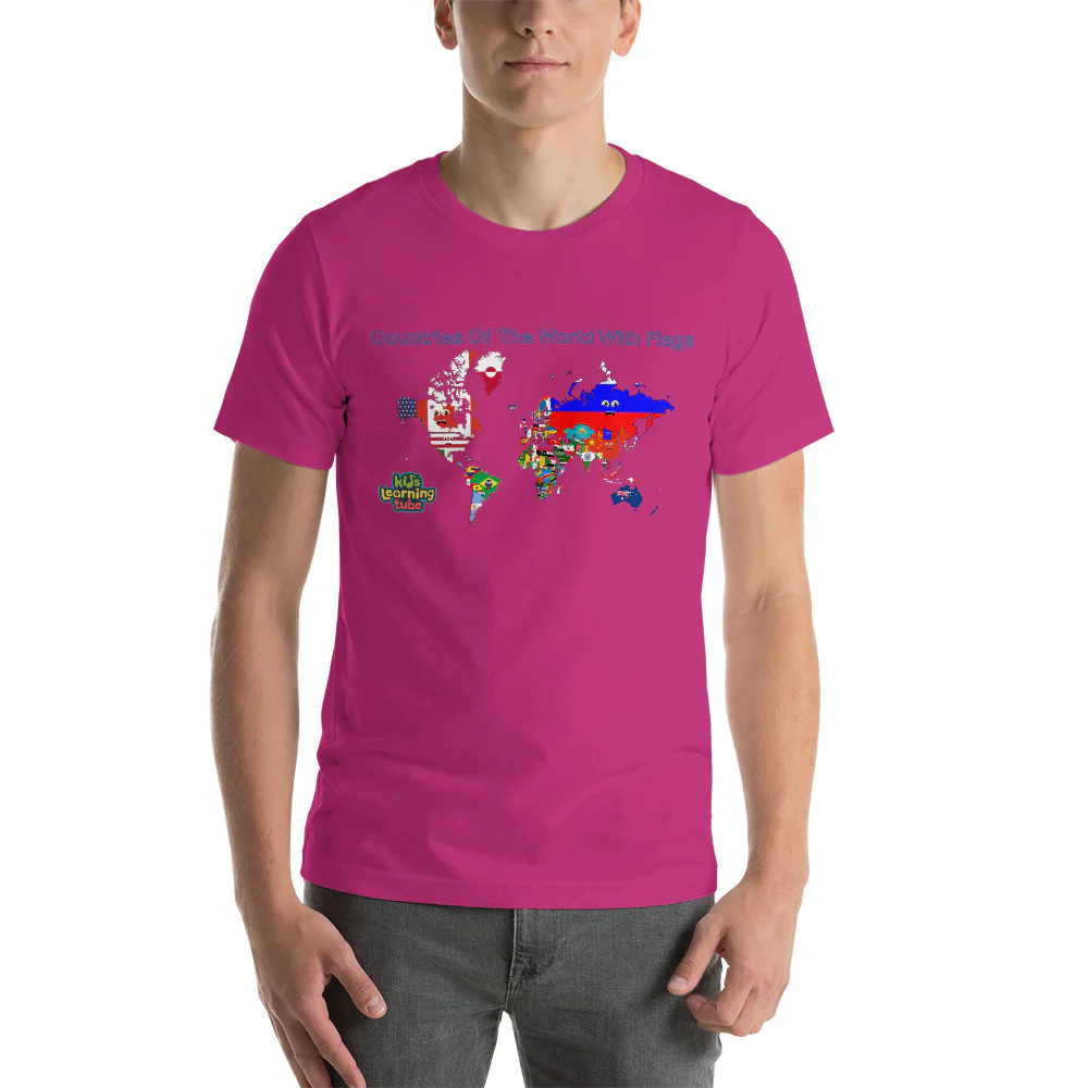 Countries of the World - Short-Sleeve Unisex T-Shirt - Image 5