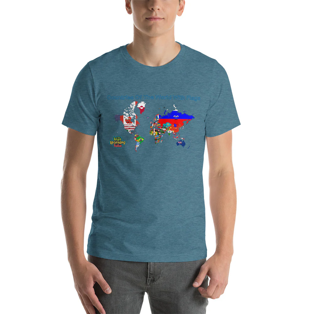 Countries of the World - Short-Sleeve Unisex T-Shirt - Image 7