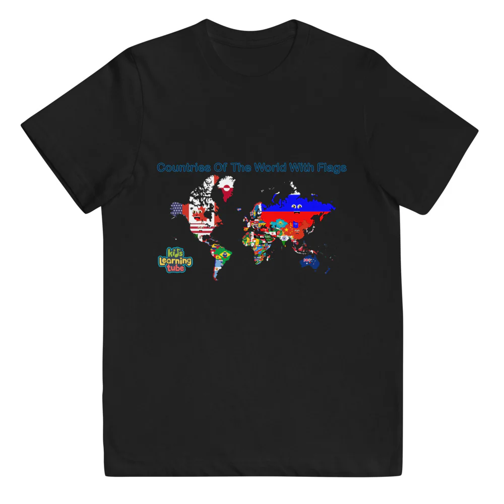 Countries of the World - Youth jersey t-shirt - Image 2
