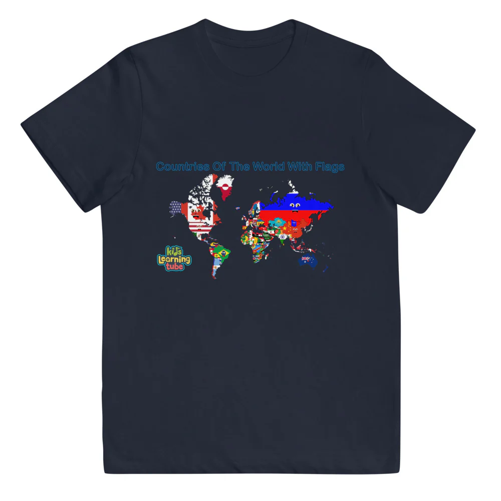 Countries of the World - Youth jersey t-shirt - Image 3