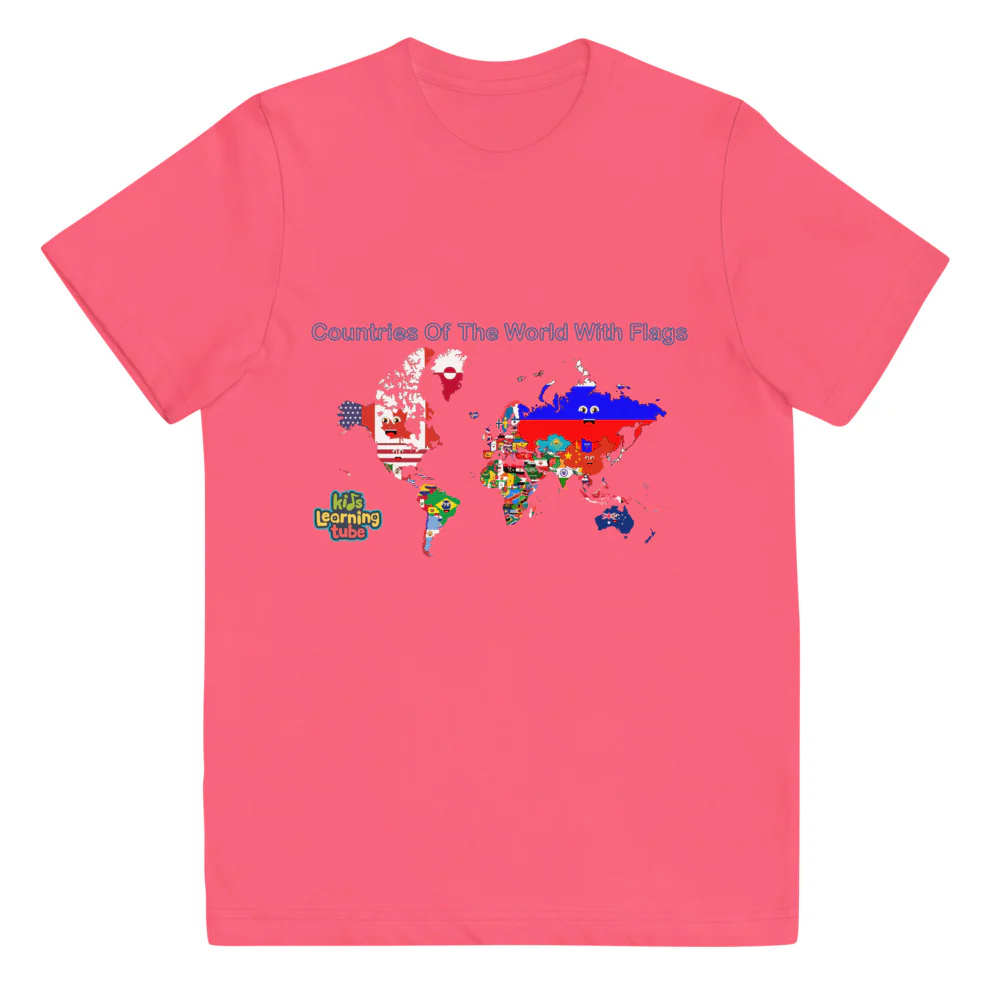 Countries of the World - Youth jersey t-shirt - Image 4