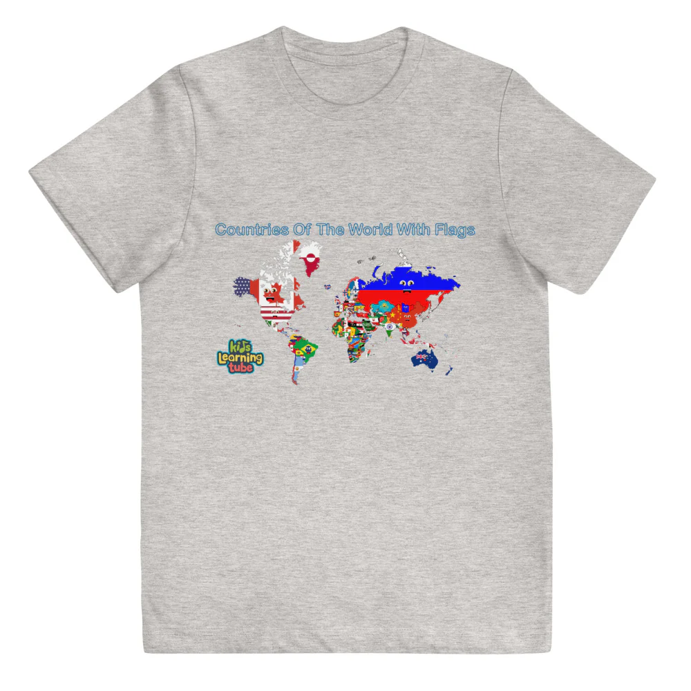 Countries of the World - Youth jersey t-shirt - Image 5