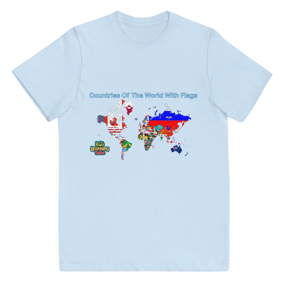 Countries of the World - Youth jersey t-shirt - Image 6