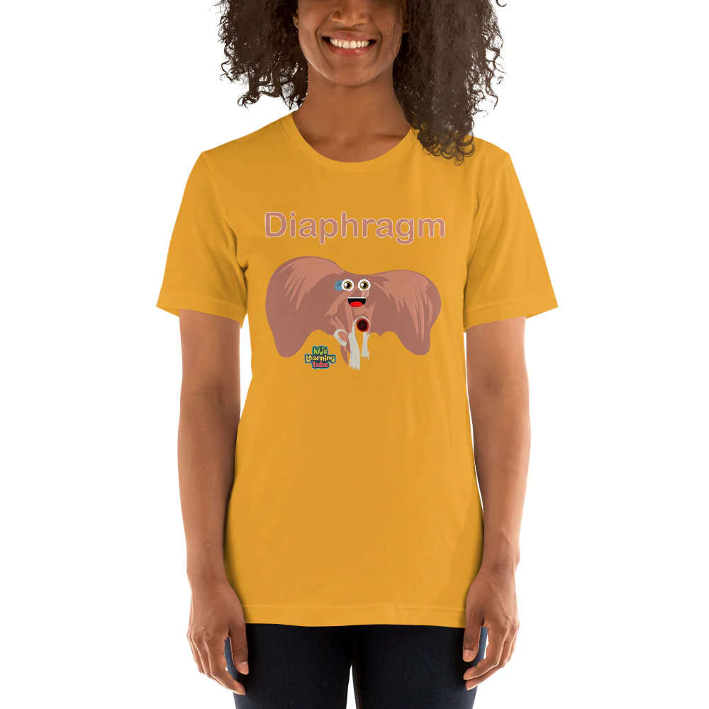Diaphragm - Womans Short-Sleeve Unisex T-Shirt - Image 10