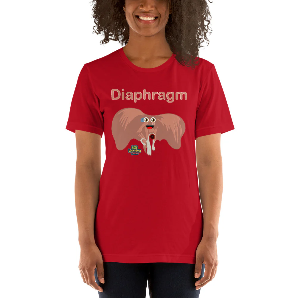 Diaphragm - Womans Short-Sleeve Unisex T-Shirt - Image 11