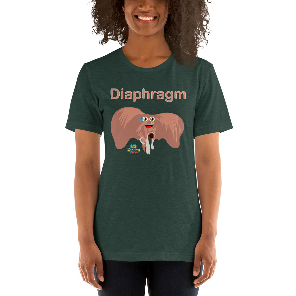 Diaphragm - Womans Short-Sleeve Unisex T-Shirt - Image 2