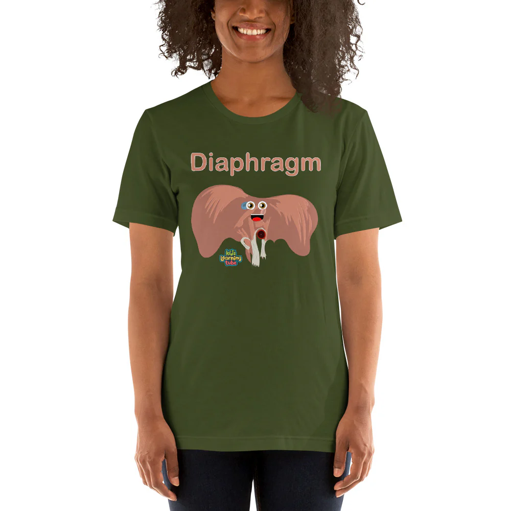 Diaphragm - Womans Short-Sleeve Unisex T-Shirt - Image 3