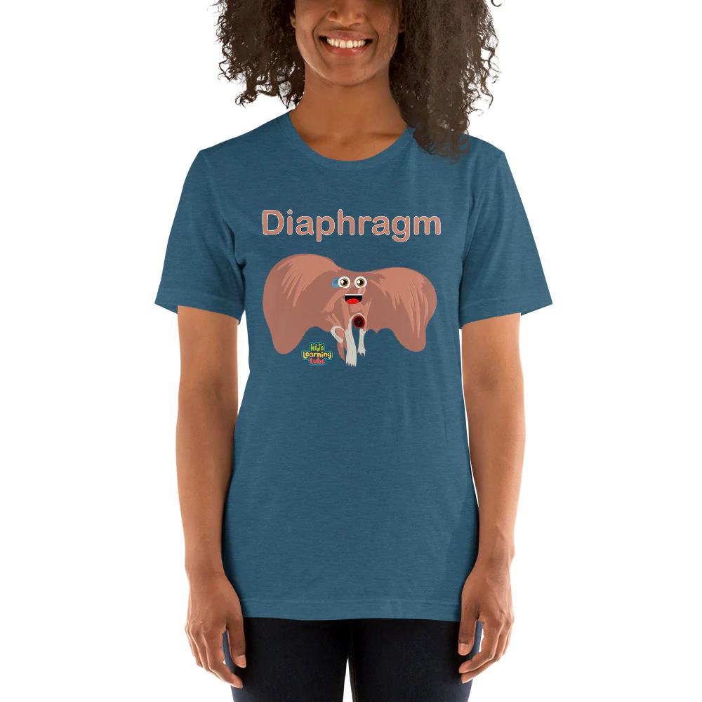 Diaphragm - Womans Short-Sleeve Unisex T-Shirt - Image 4
