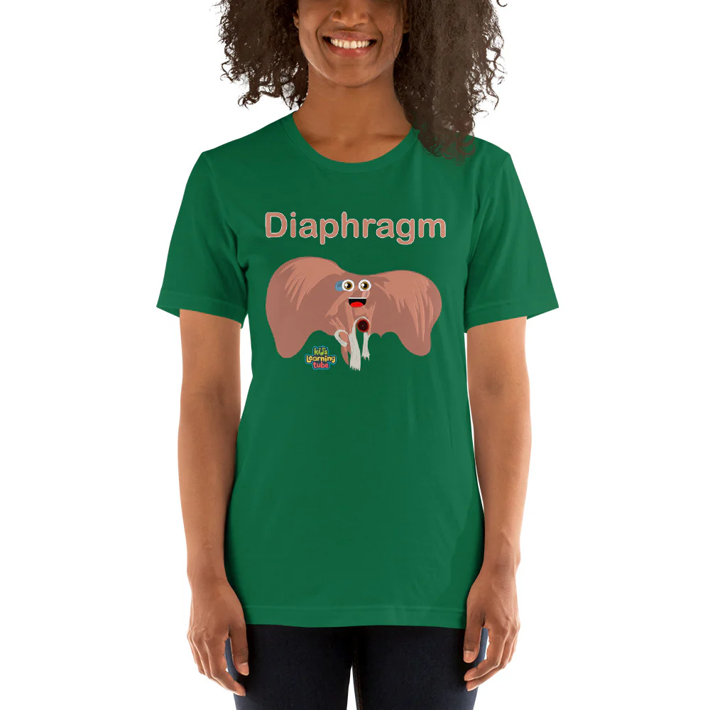 Diaphragm - Womans Short-Sleeve Unisex T-Shirt - Image 5