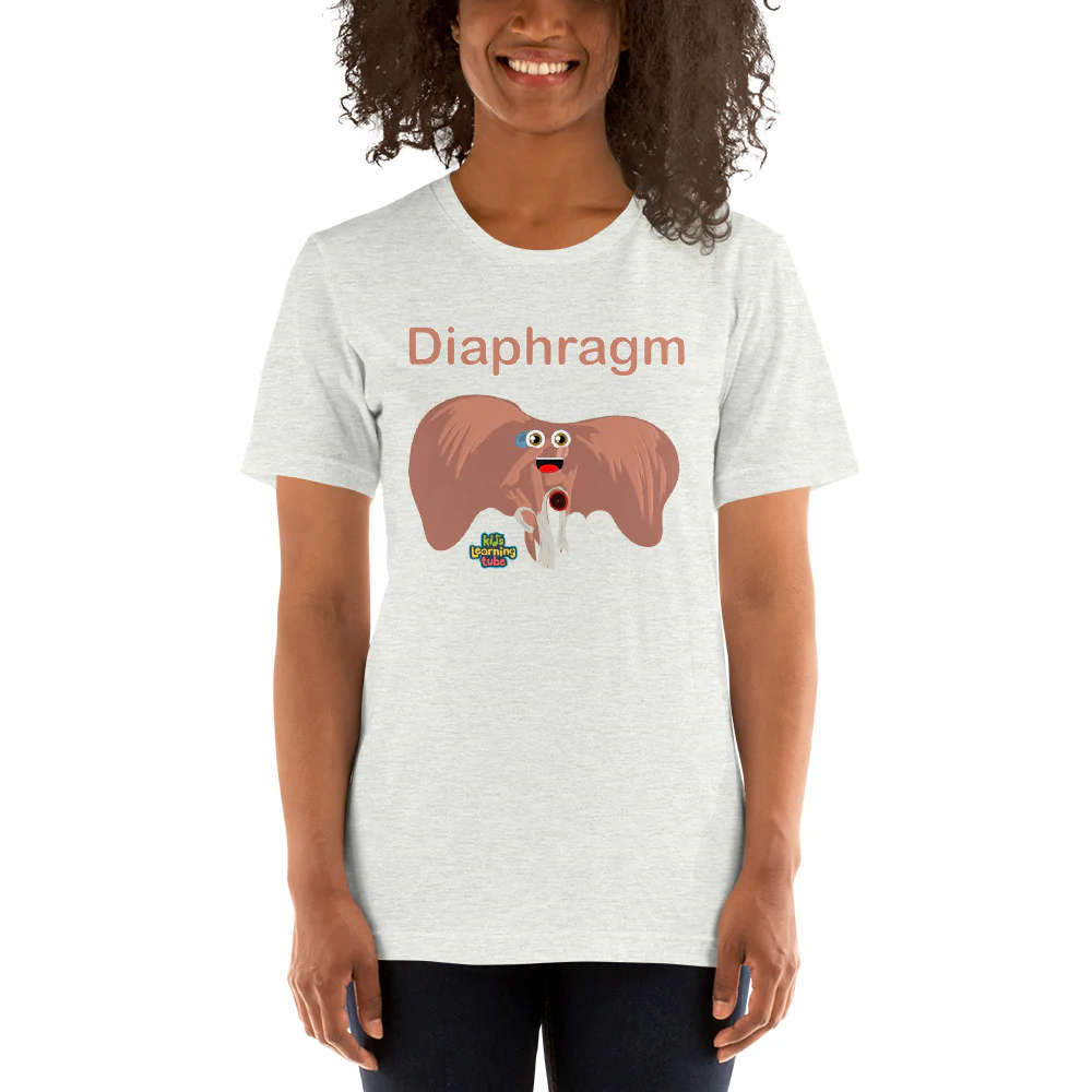 Diaphragm - Womans Short-Sleeve Unisex T-Shirt - Image 6