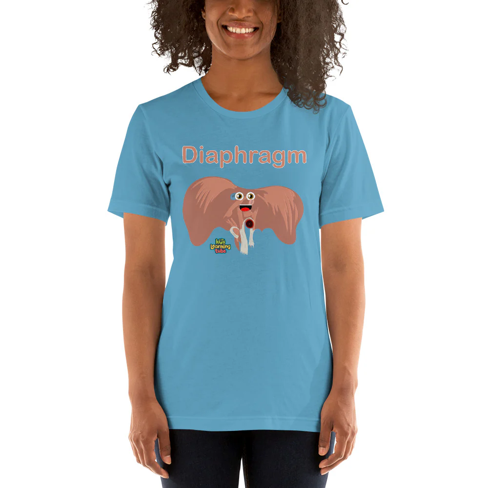 Diaphragm - Womans Short-Sleeve Unisex T-Shirt - Image 7