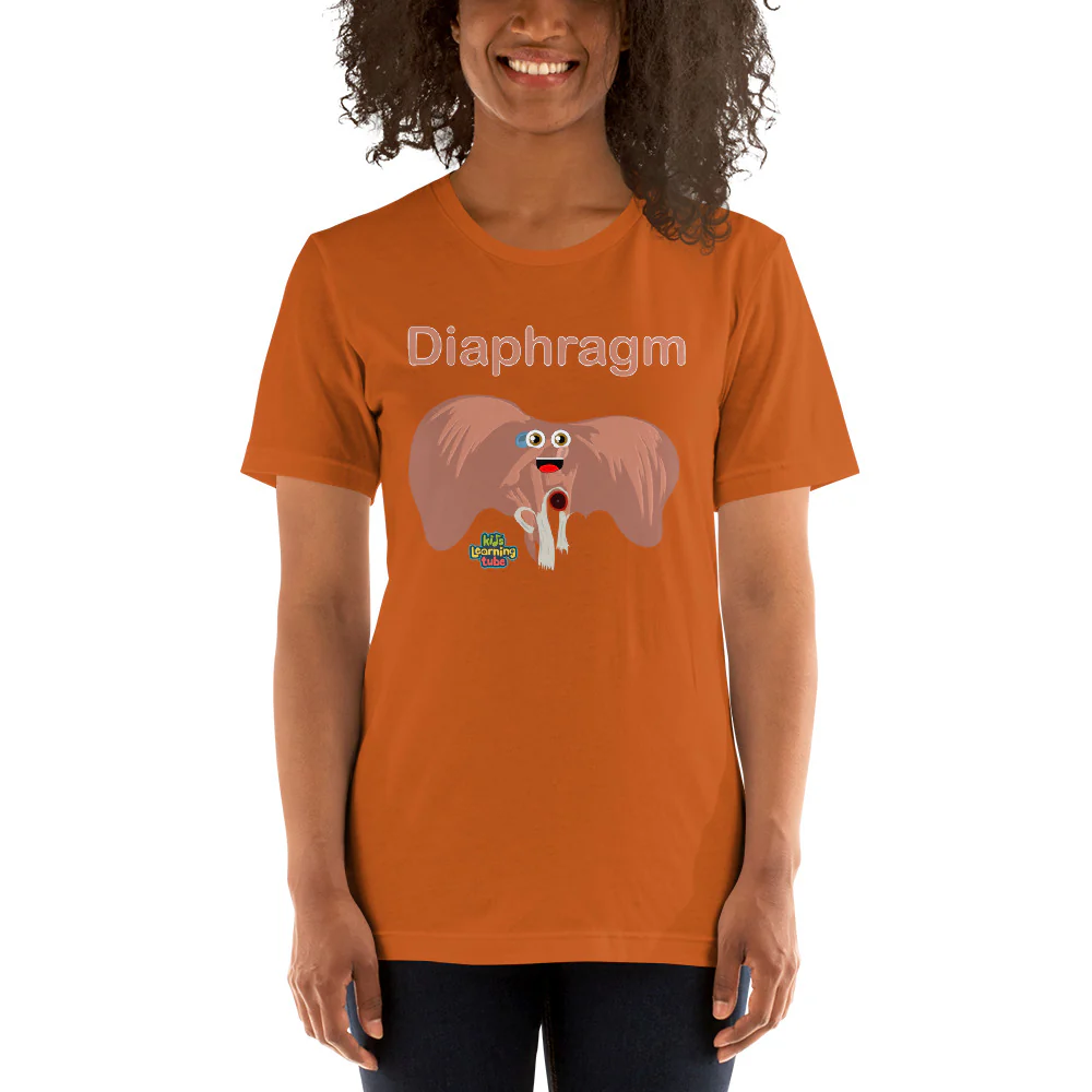 Diaphragm - Womans Short-Sleeve Unisex T-Shirt - Image 8