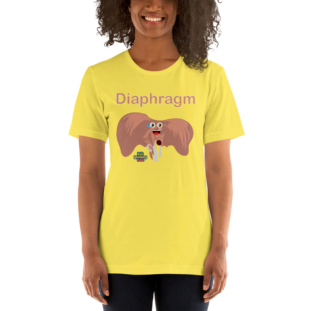 Diaphragm - Womans Short-Sleeve Unisex T-Shirt - Image 9