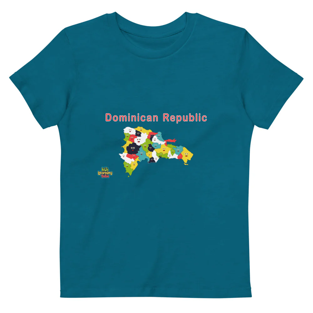 Dominica Republic - Organic cotton kids t-shirt - Image 3