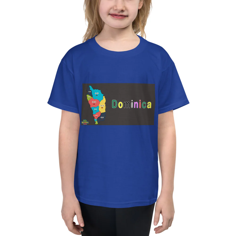 Dominica Youth Short Sleeve T-Shirt - Image 11