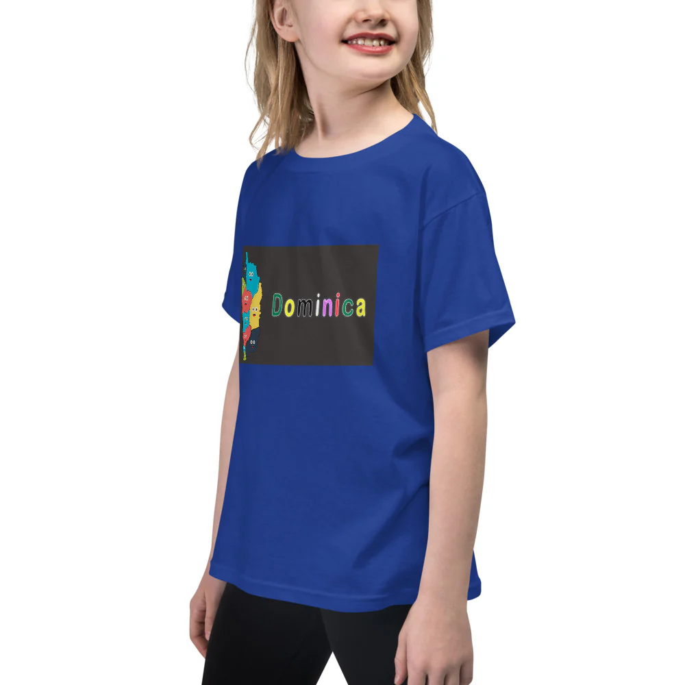 Dominica Youth Short Sleeve T-Shirt - Image 12
