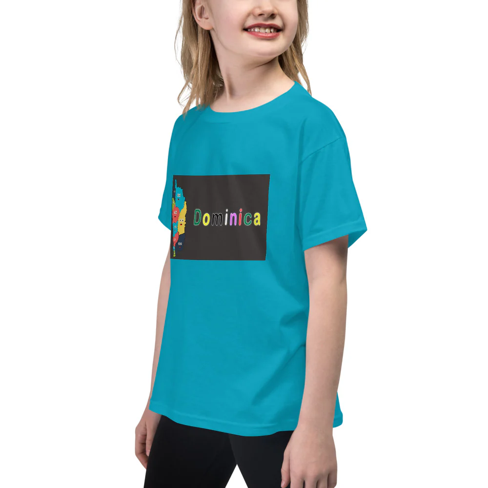 Dominica Youth Short Sleeve T-Shirt - Image 14