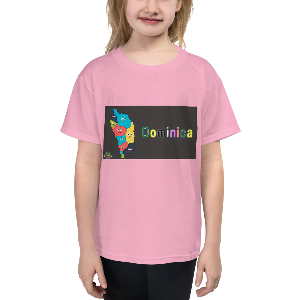 Dominica Youth Short Sleeve T-Shirt - Image 19