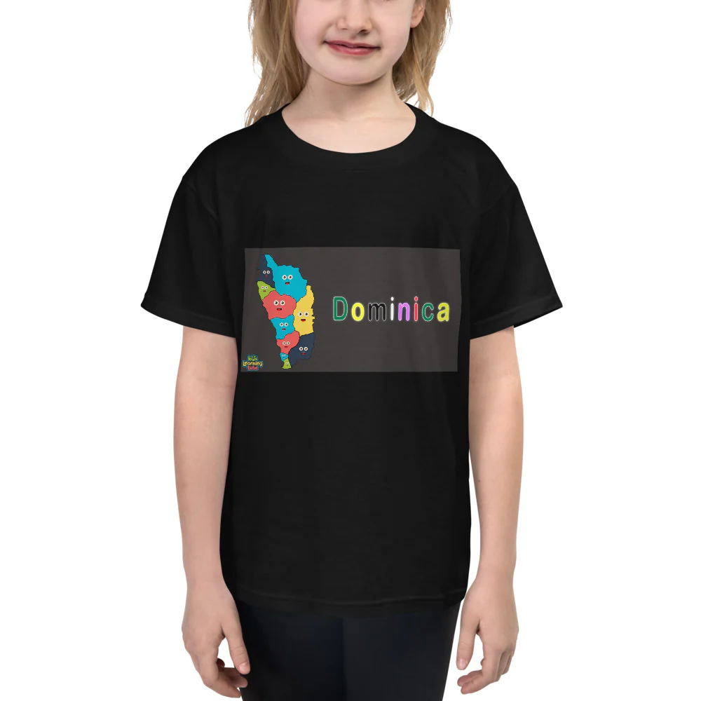 Dominica Youth Short Sleeve T-Shirt - Image 2