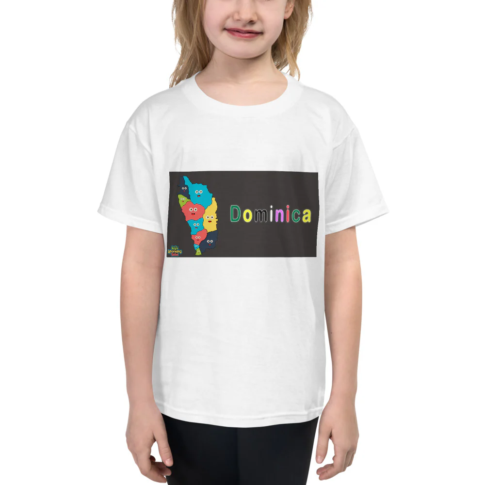 Dominica Youth Short Sleeve T-Shirt - Image 22
