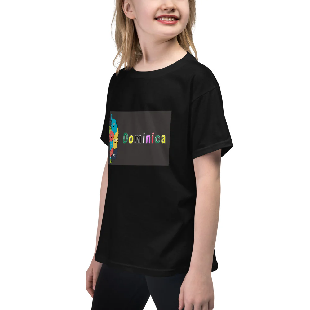 Dominica Youth Short Sleeve T-Shirt - Image 3
