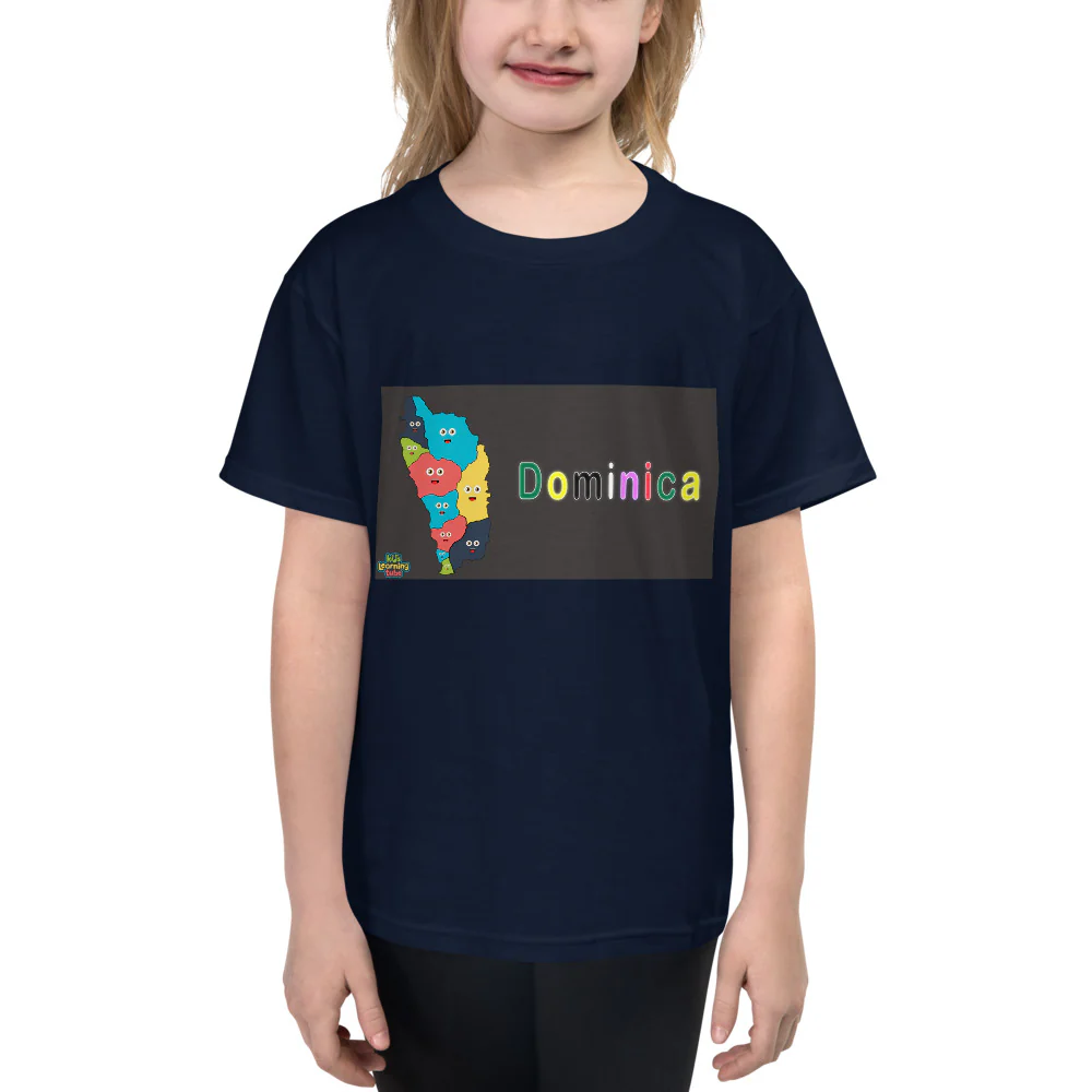 Dominica Youth Short Sleeve T-Shirt - Image 5