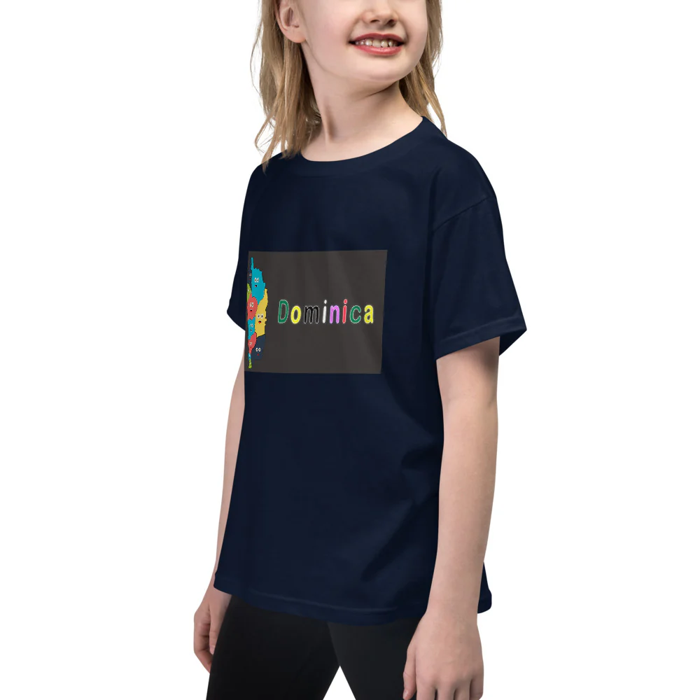 Dominica Youth Short Sleeve T-Shirt - Image 6