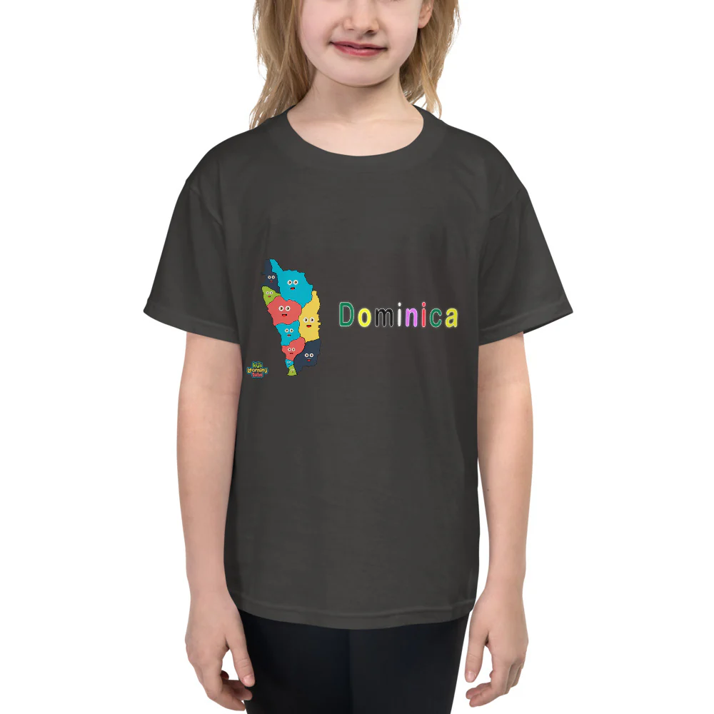 Dominica Youth Short Sleeve T-Shirt - Image 8