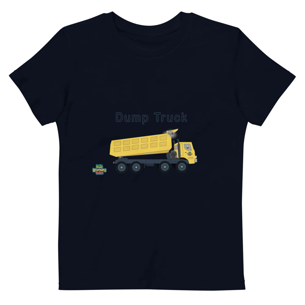 Dump Truck - Organic cotton kids t-shirt - Image 2