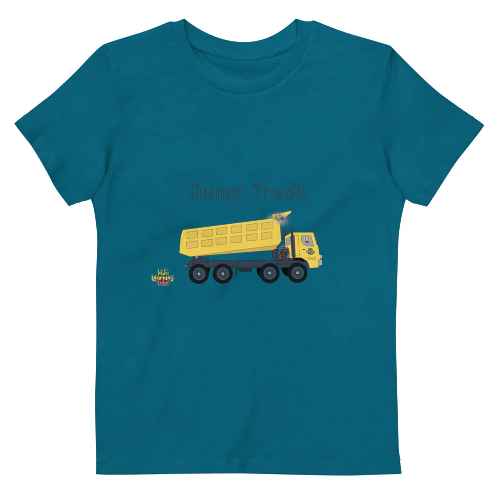 Dump Truck - Organic cotton kids t-shirt - Image 3
