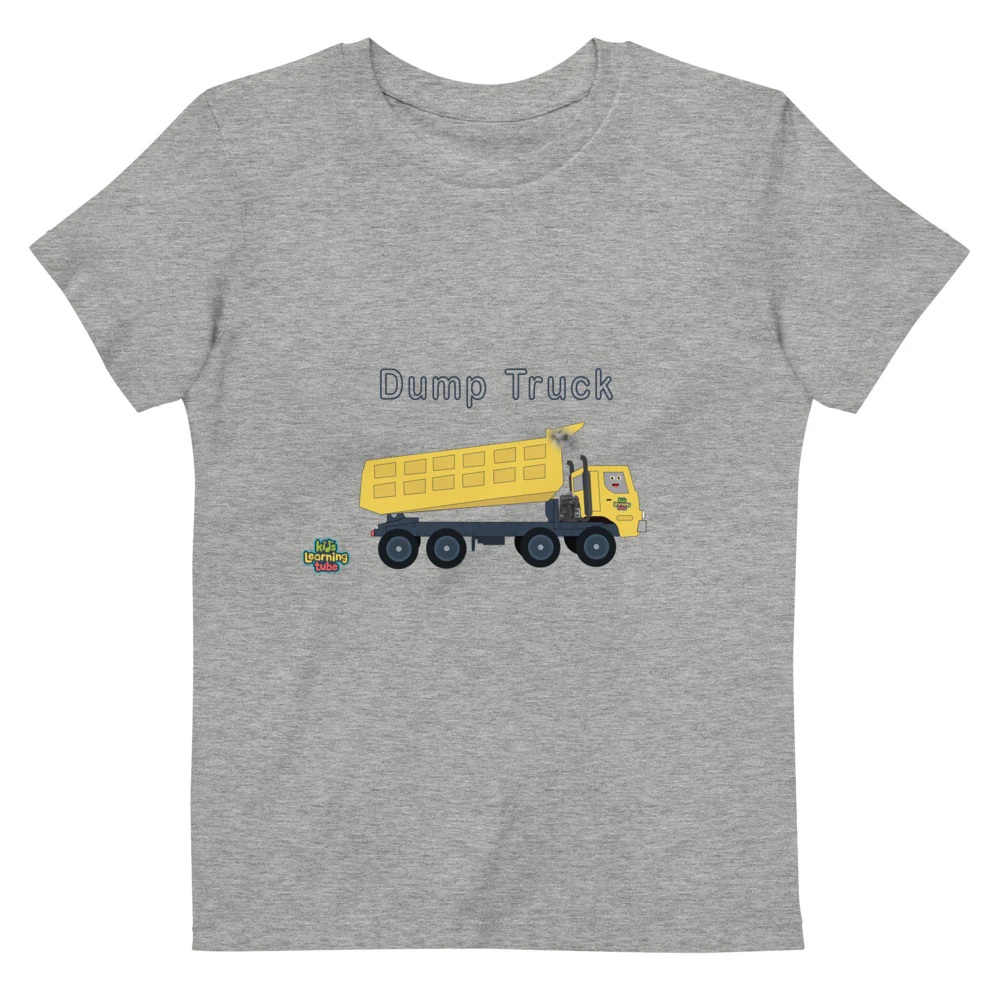 Dump Truck - Organic cotton kids t-shirt - Image 4