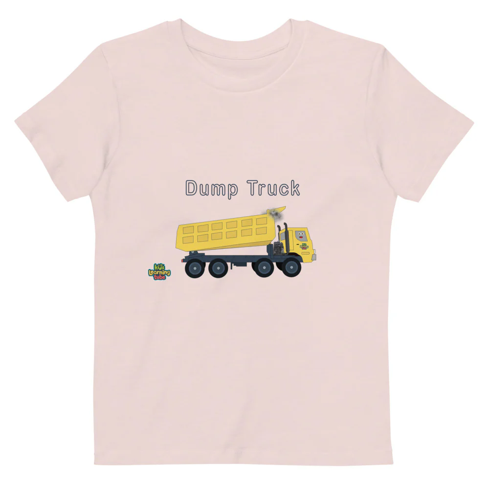Dump Truck - Organic cotton kids t-shirt - Image 5