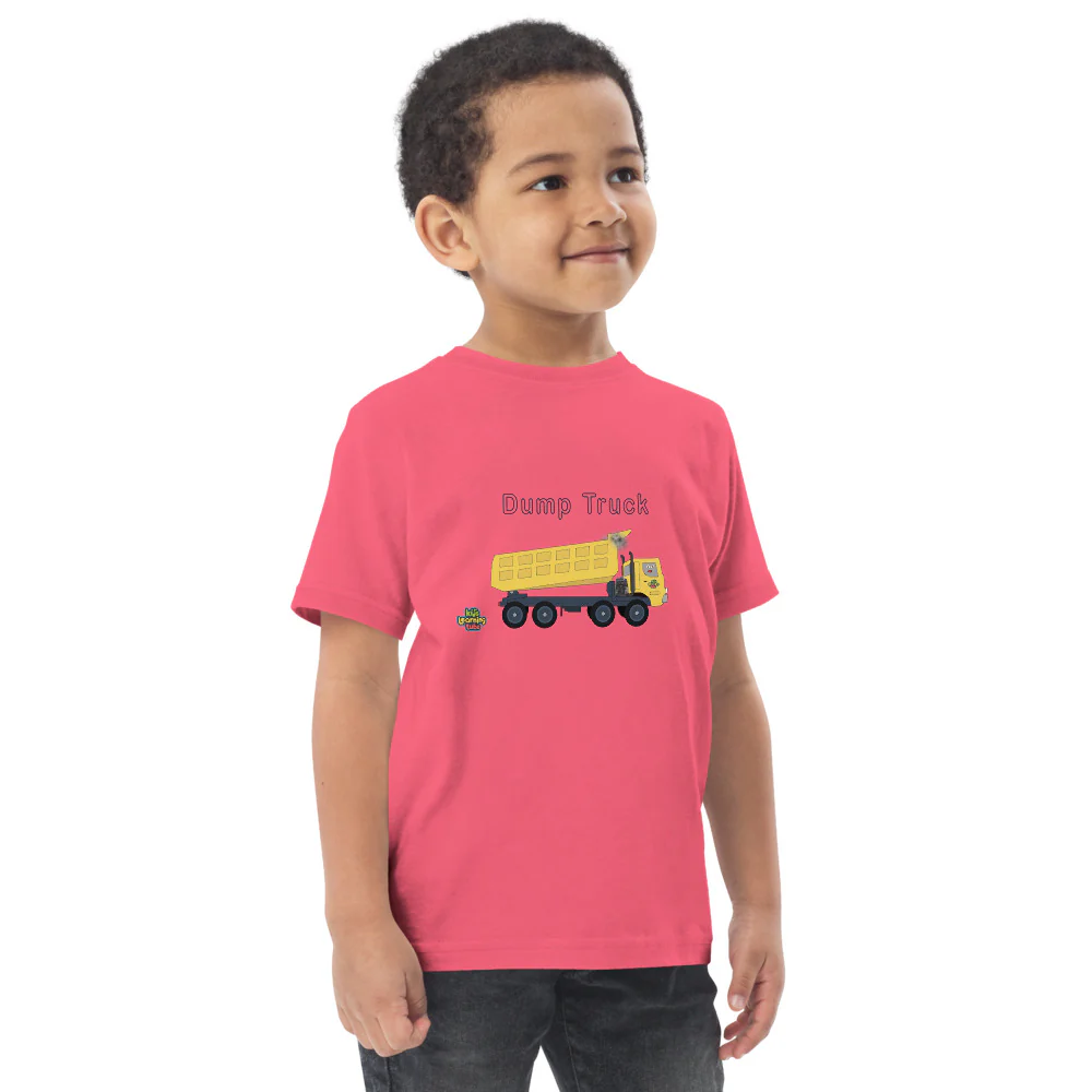 Dump Truck -Toddler jersey t-shirt - Image 10