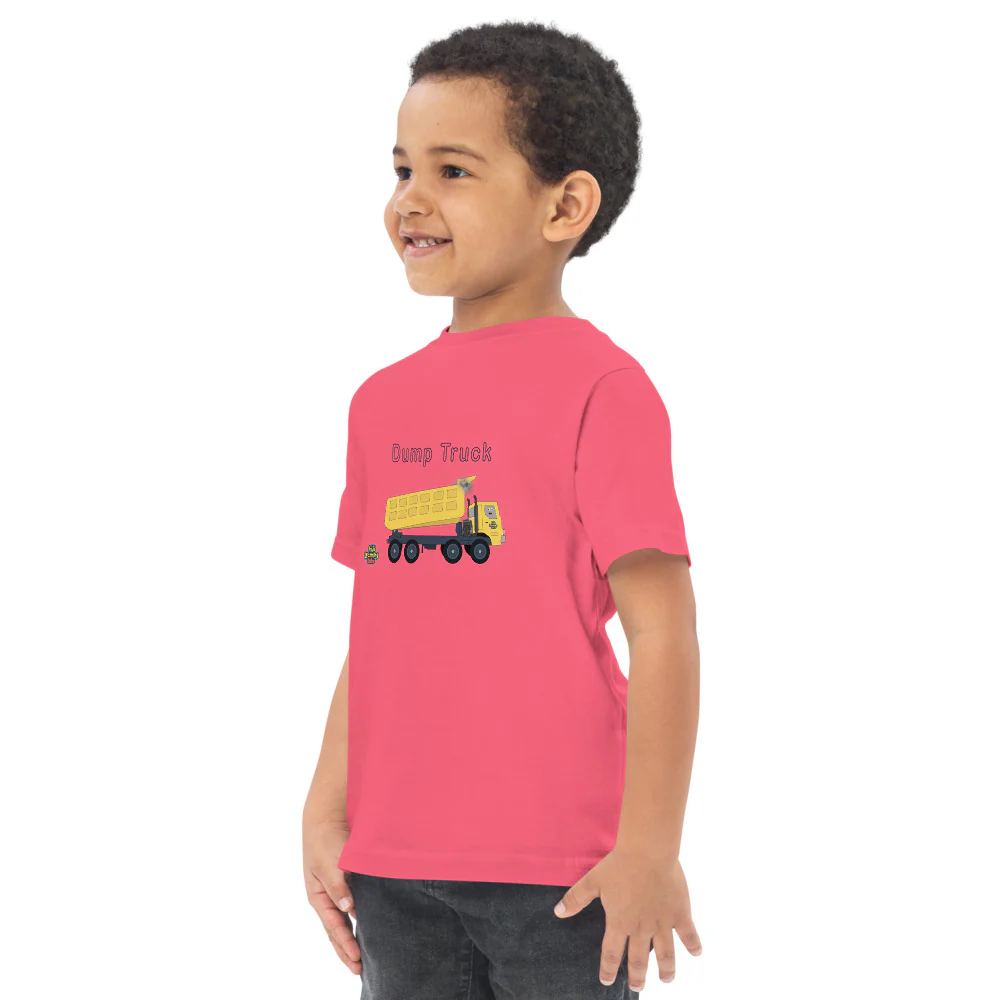 Dump Truck -Toddler jersey t-shirt - Image 11