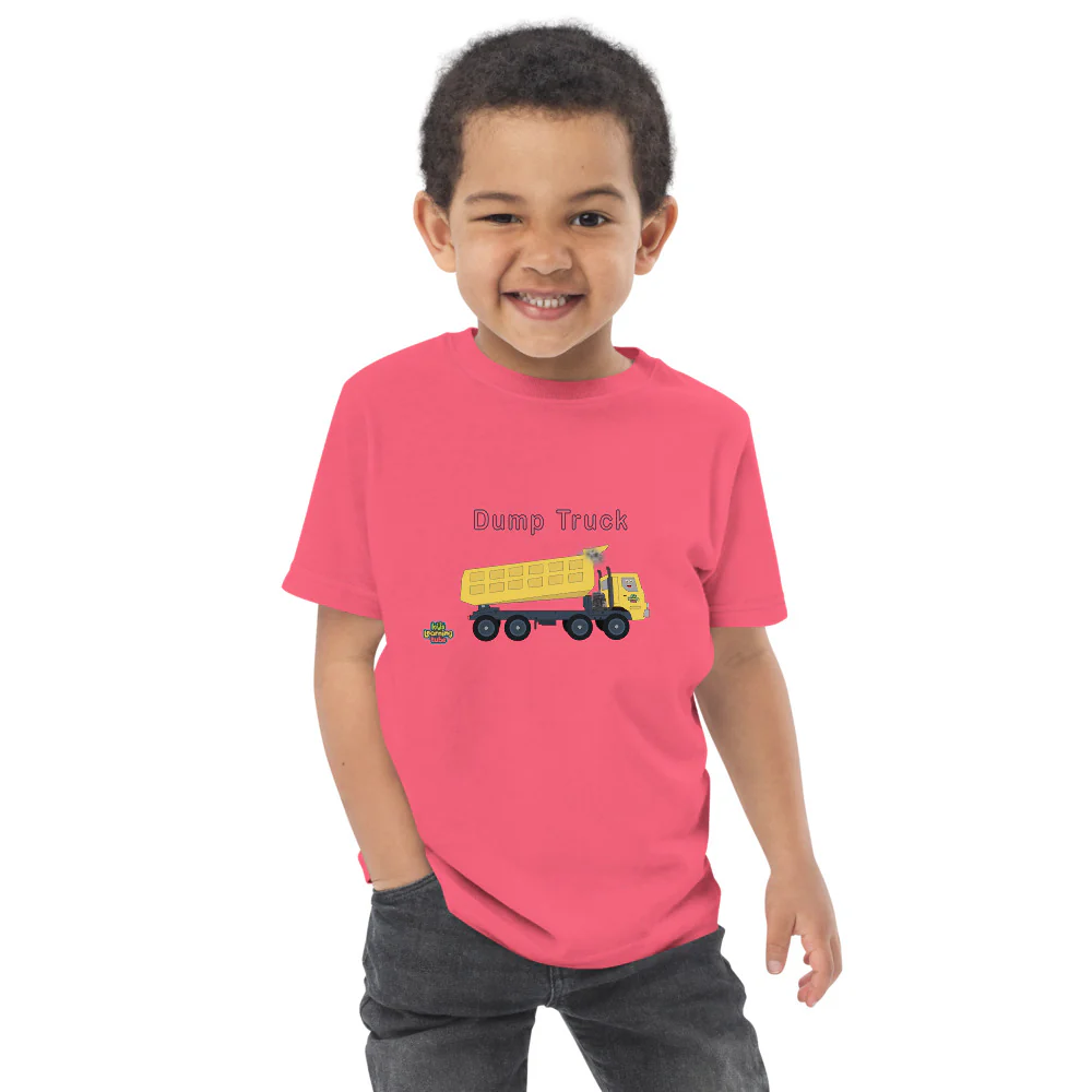Dump Truck -Toddler jersey t-shirt - Image 12
