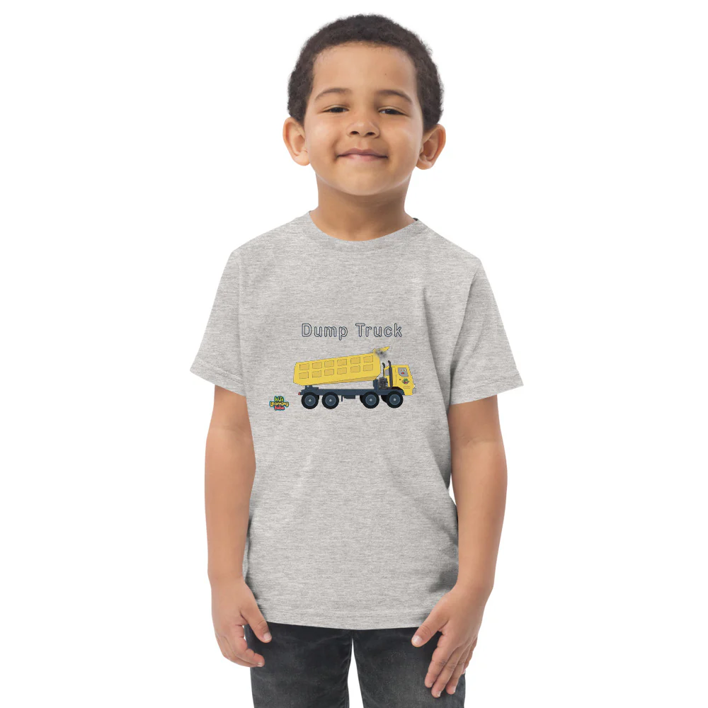 Dump Truck -Toddler jersey t-shirt - Image 13