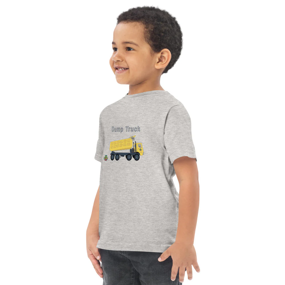 Dump Truck -Toddler jersey t-shirt - Image 15