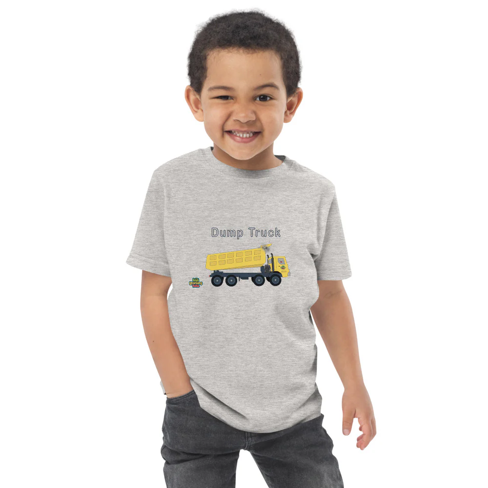Dump Truck -Toddler jersey t-shirt - Image 16