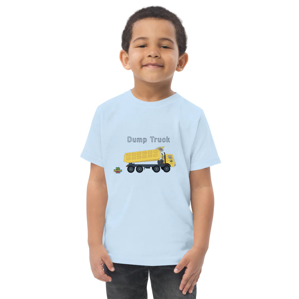 Dump Truck -Toddler jersey t-shirt - Image 17