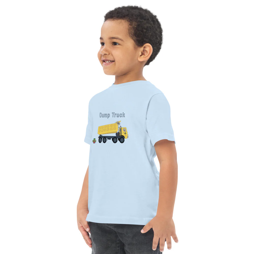 Dump Truck -Toddler jersey t-shirt - Image 19